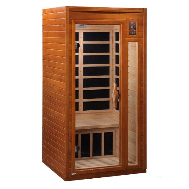 Dynamic Saunas Barcelona 1-2 Person Low EMF FAR Infrared Sauna (Canadian Hemlock)