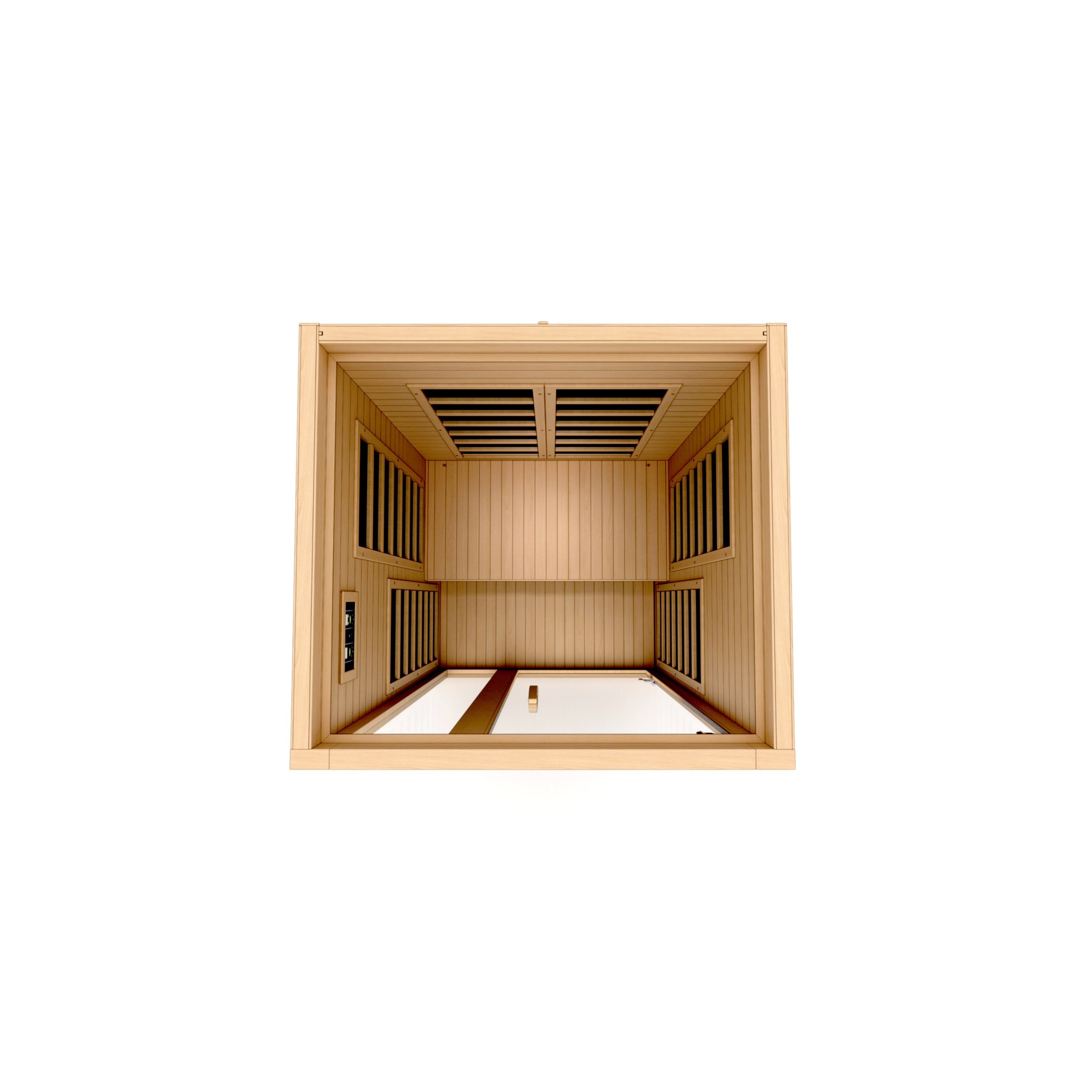 Dynamic Saunas Gracia 1-2-person Low EMF FAR Infrared Sauna (Canadian Hemlock)