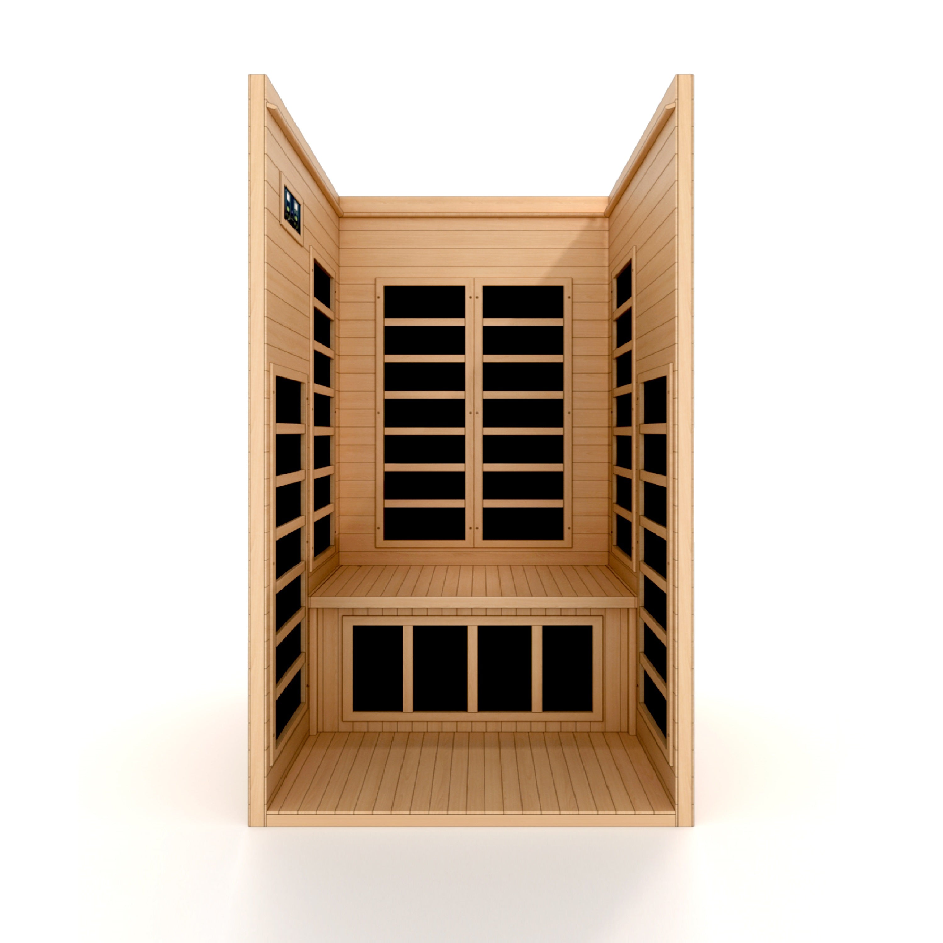 Dynamic Saunas Gracia 1-2-person Low EMF FAR Infrared Sauna (Canadian Hemlock)
