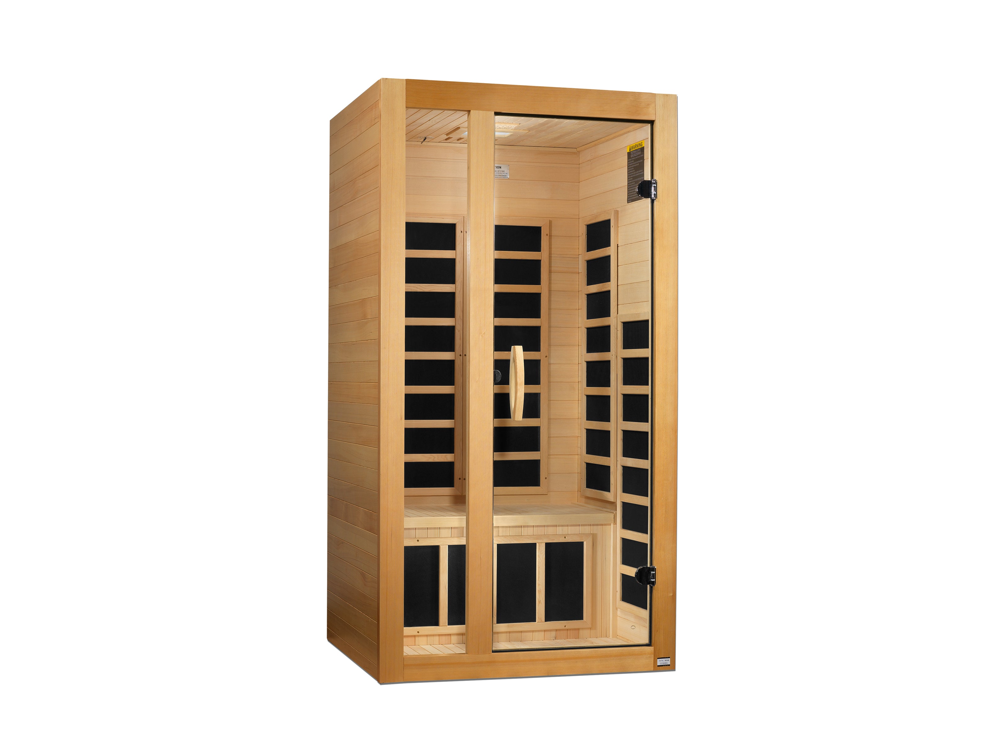 Dynamic Saunas Gracia 1-2-person Low EMF FAR Infrared Sauna (Canadian Hemlock)