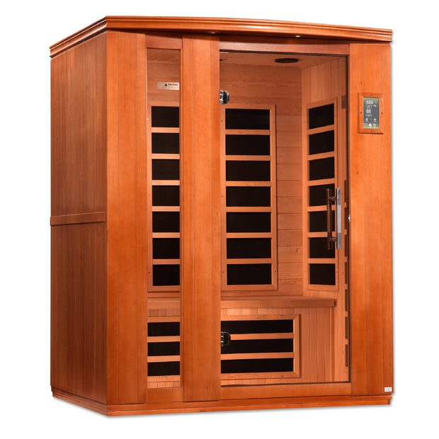 Dynamic Bergamo 4-person Low EMF (Under 8MG) FAR Infrared Sauna (Canadian Hemlock)