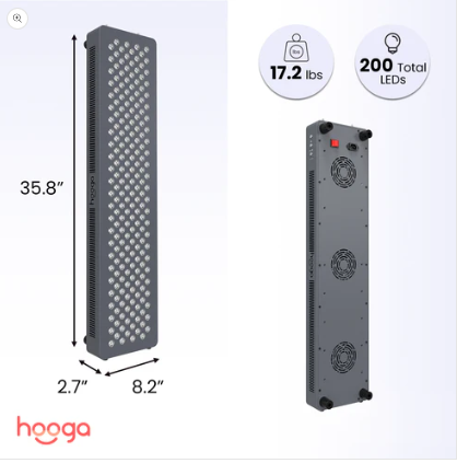 Hooga Health HG1000 - Red Light Therapy Device