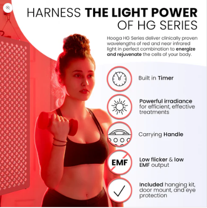 Hooga Health HG500 - Red Light Therapy Device