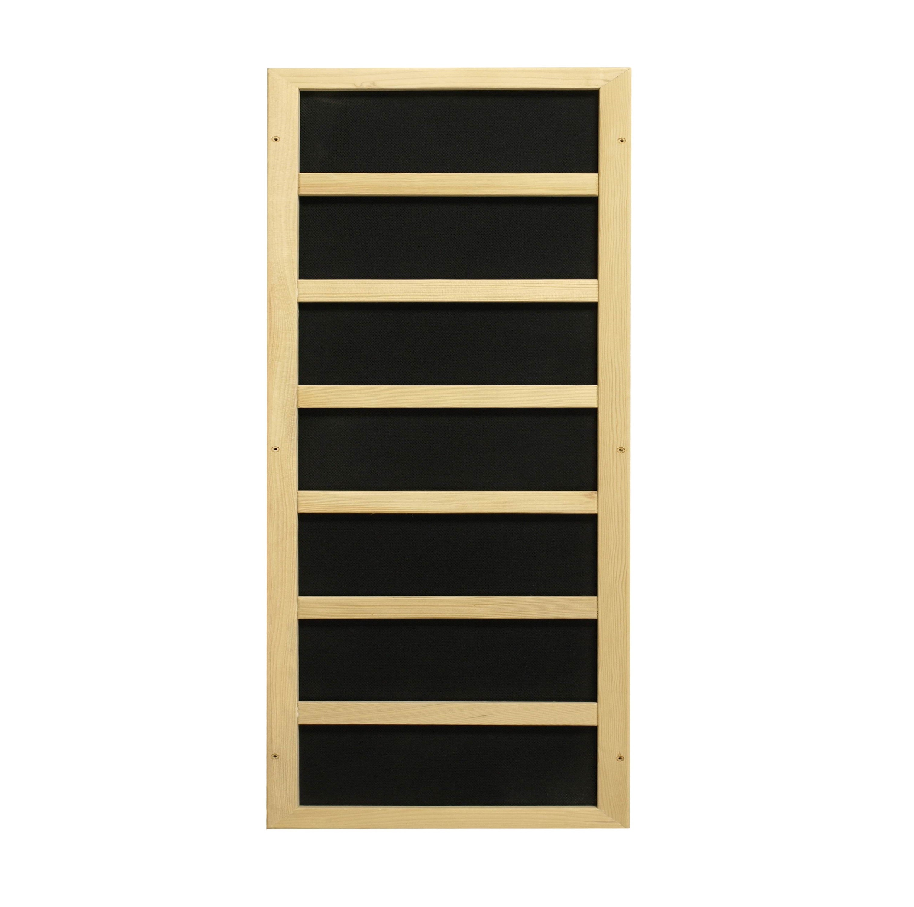 Dynamic Saunas Venice 2-person Low EMF (Under 8MG) FAR Infrared Sauna (Canadian Hemlock)