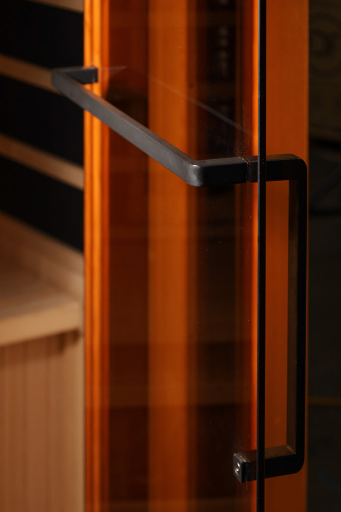 Golden Designs 2-Person Full Spectrum PureTech™ Near Zero EMF FAR Infrared Sauna with Himalayan Salt Bar (Canadian Hemlock)