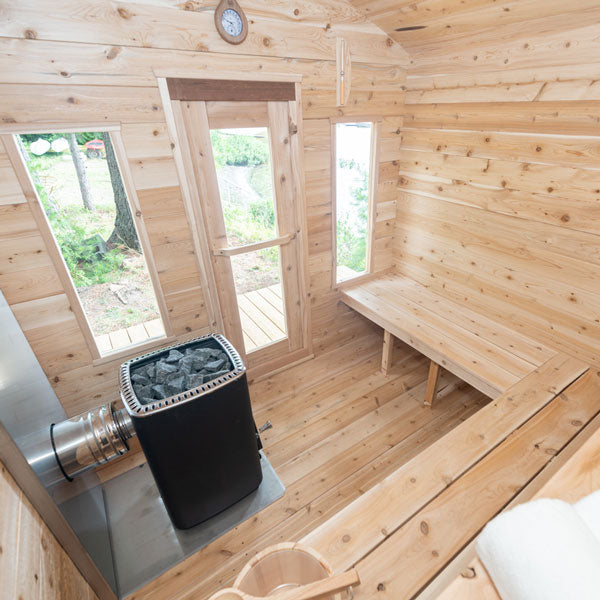 Leisurecraft - Canadian Timber Georgian Cabin Sauna