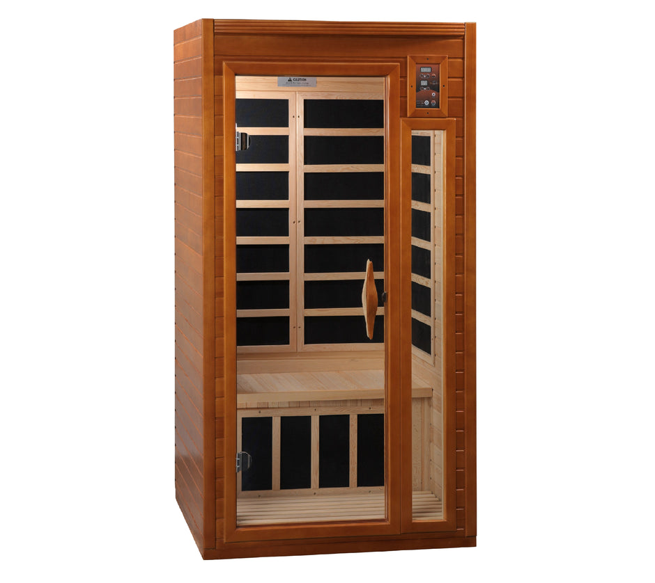 Dynamic Saunas Barcelona 1-2 Person Low EMF FAR Infrared Sauna (Canadian Hemlock)