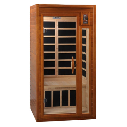 Dynamic Saunas Barcelona 1-2 Person Low EMF FAR Infrared Sauna (Canadian Hemlock)
