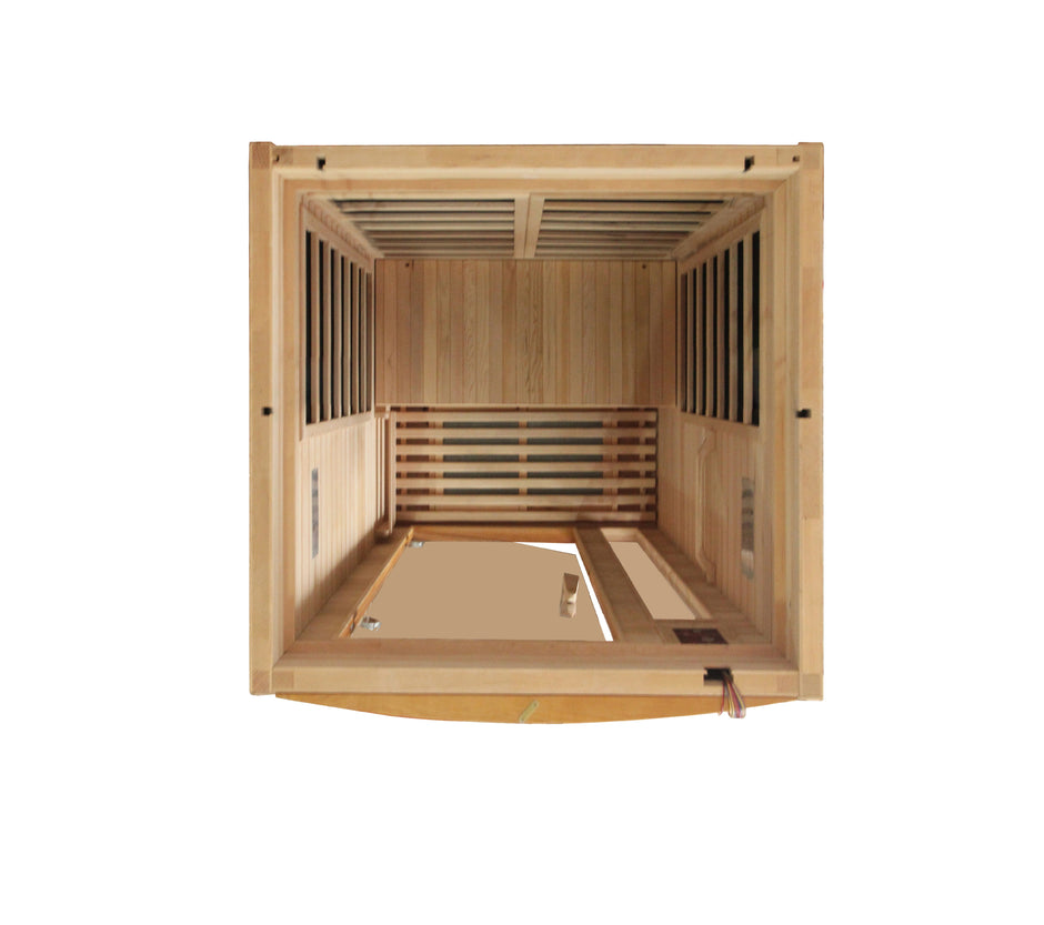 Dynamic Saunas Barcelona 1-2 Person Low EMF FAR Infrared Sauna (Canadian Hemlock)