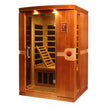 Dynamic Saunas Venice 2-person Low EMF (Under 8MG) FAR Infrared Sauna (Canadian Hemlock)