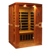 Dynamic Saunas Venice 2-person Low EMF (Under 8MG) FAR Infrared Sauna (Canadian Hemlock)
