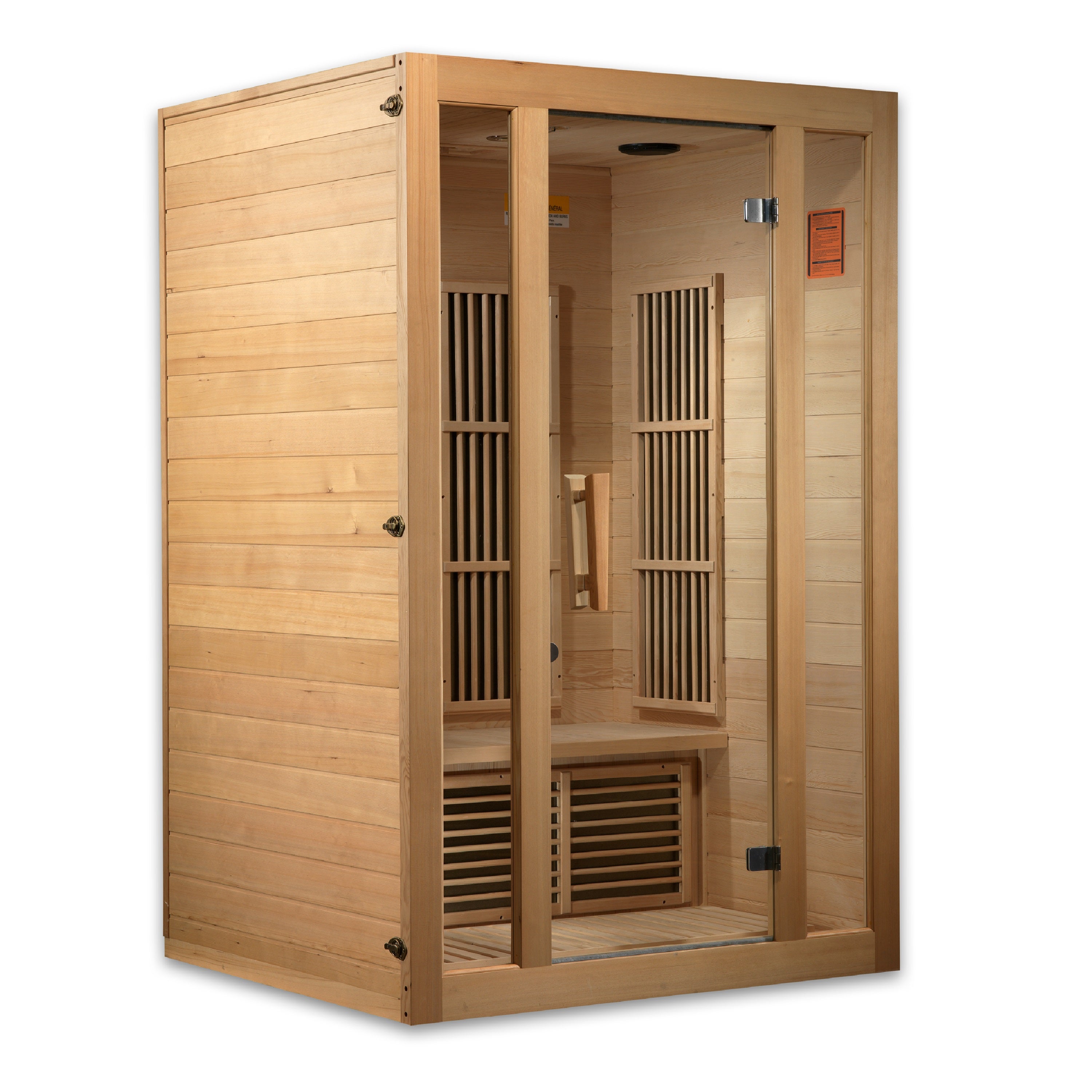 Maxxus Seattle 2-Person Low EMF  FAR Infrared Sauna - Canadian Hemlock